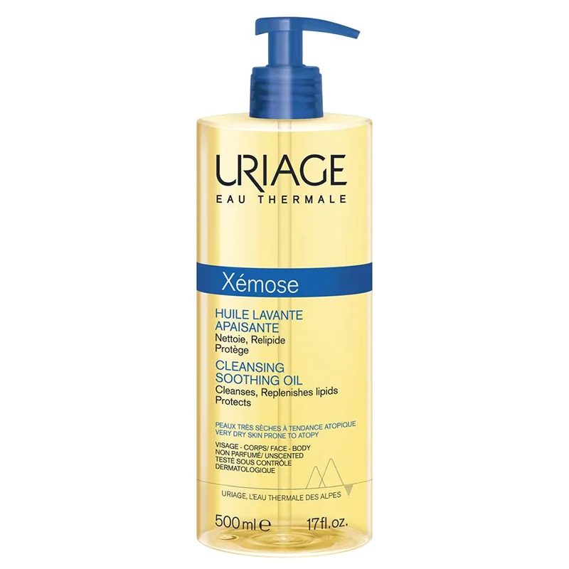 Ощутите комфорт: Очищающее масло Uriage Xemose для сухой кож