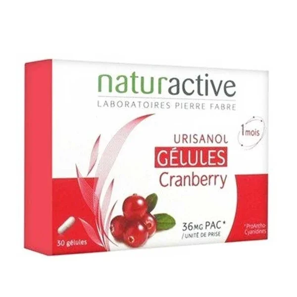 Naturactive Urisanol Gelules Cranberry 30 capsules
