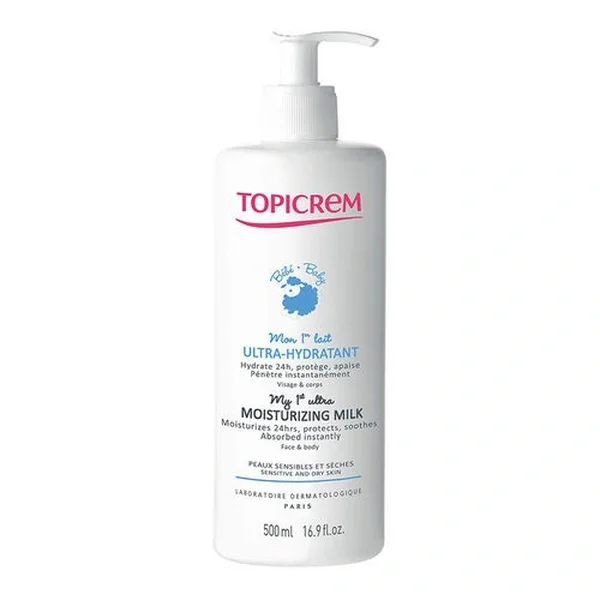 Topicrem Moisturizing Care Milk For Babies 500 ml