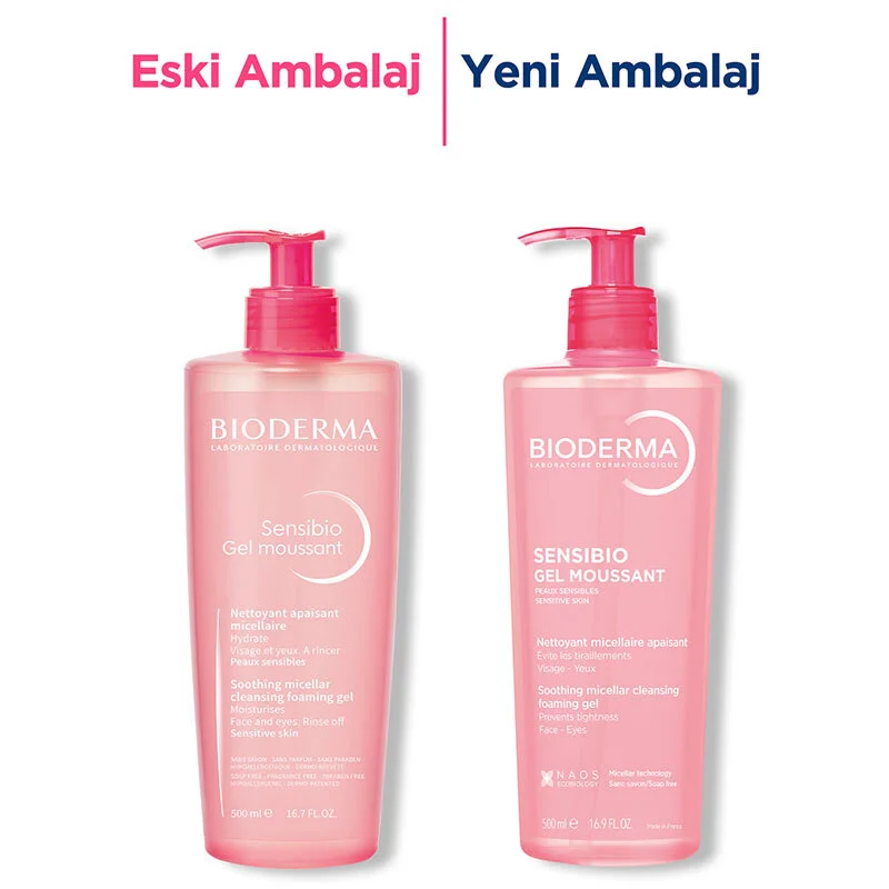 Bioderma Sensibio Foaming Skin Cleansing Gel 500 ml
