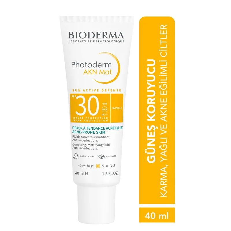 Матирование и защита: Bioderma Photoderm AKN MAT SPF 30