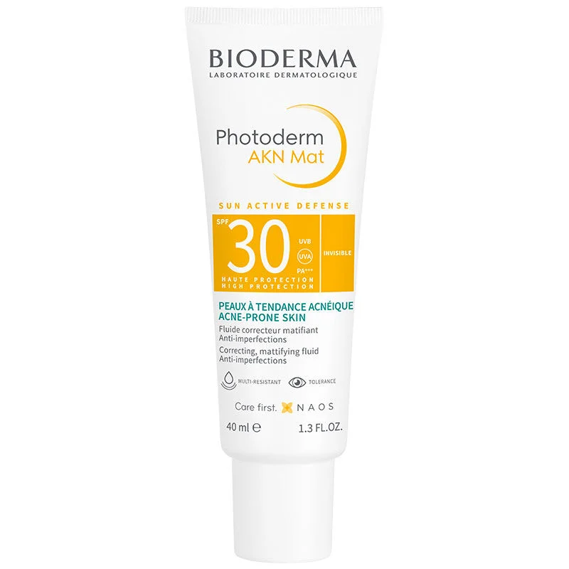 Матирование и защита: Bioderma Photoderm AKN MAT SPF 30