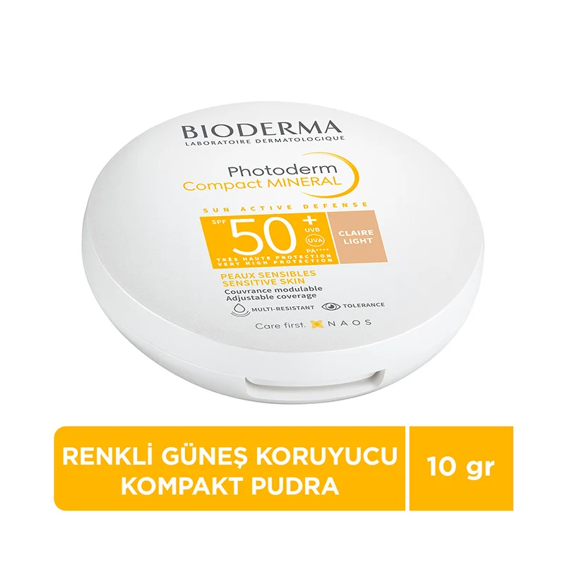 Bioderma Photoderm Compact Mineral SPF50 - Heller Farbton 10g