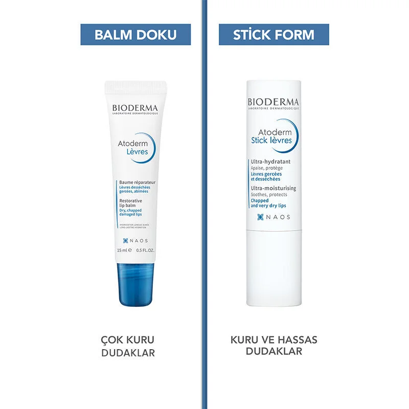 Гладкие и мягкие губы с Bioderma Atoderm Lip Stick
