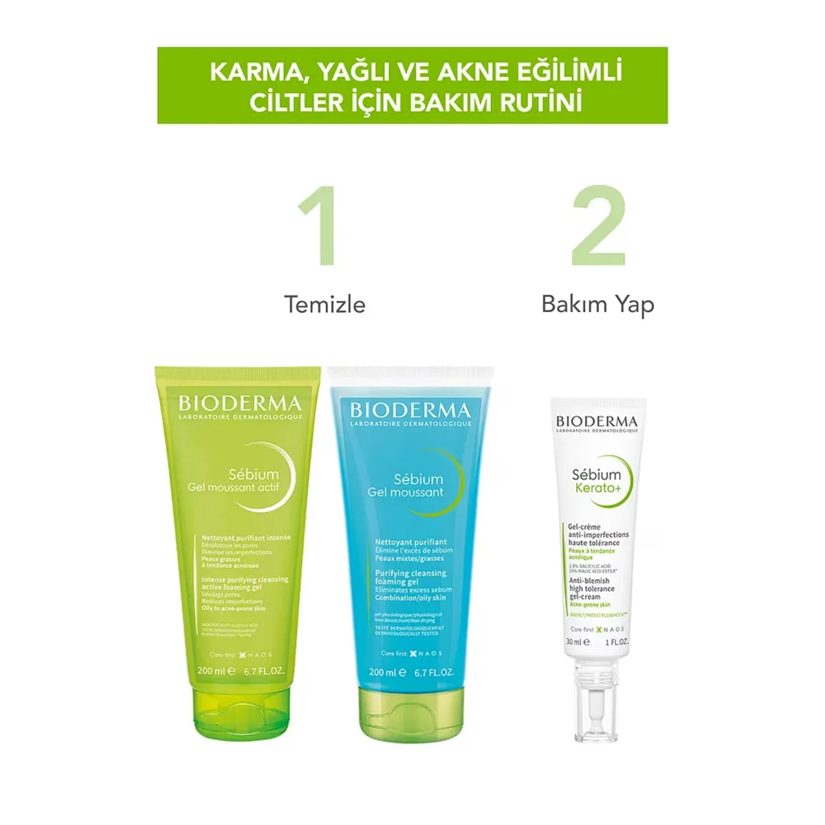 Bioderma Sebium Kerato Gel-Creme - Feuchtigkeitsspendend 30ml