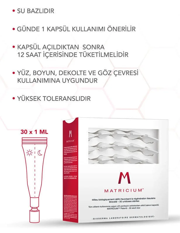 Капсулы для ухода за кожей Bioderma Matricium 30 x 1 мл