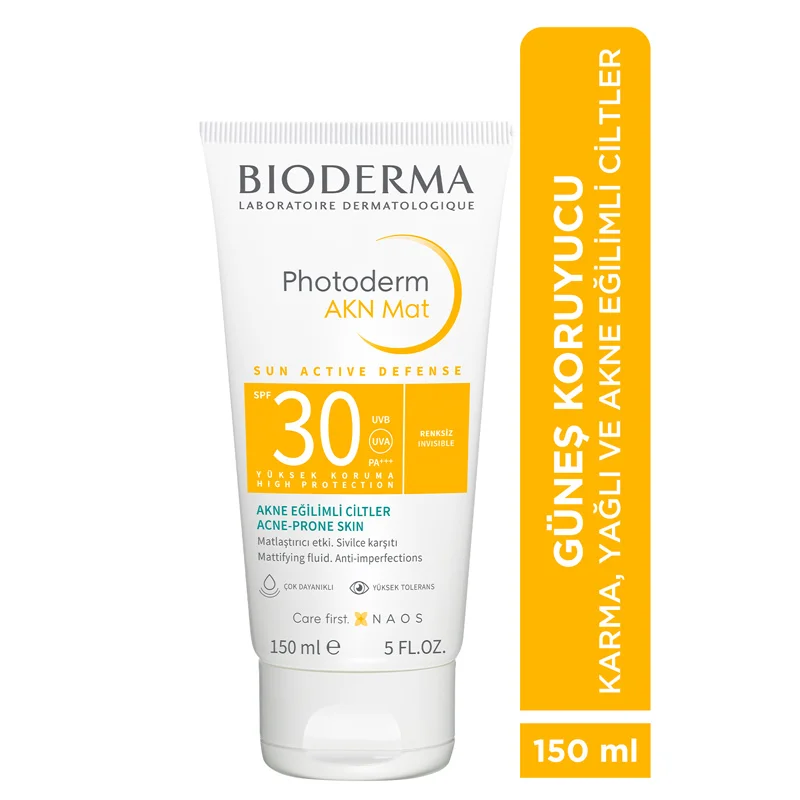 Bioderma Photoderm Akn Matte Spf30+ Sunscreen Cream 150 ml