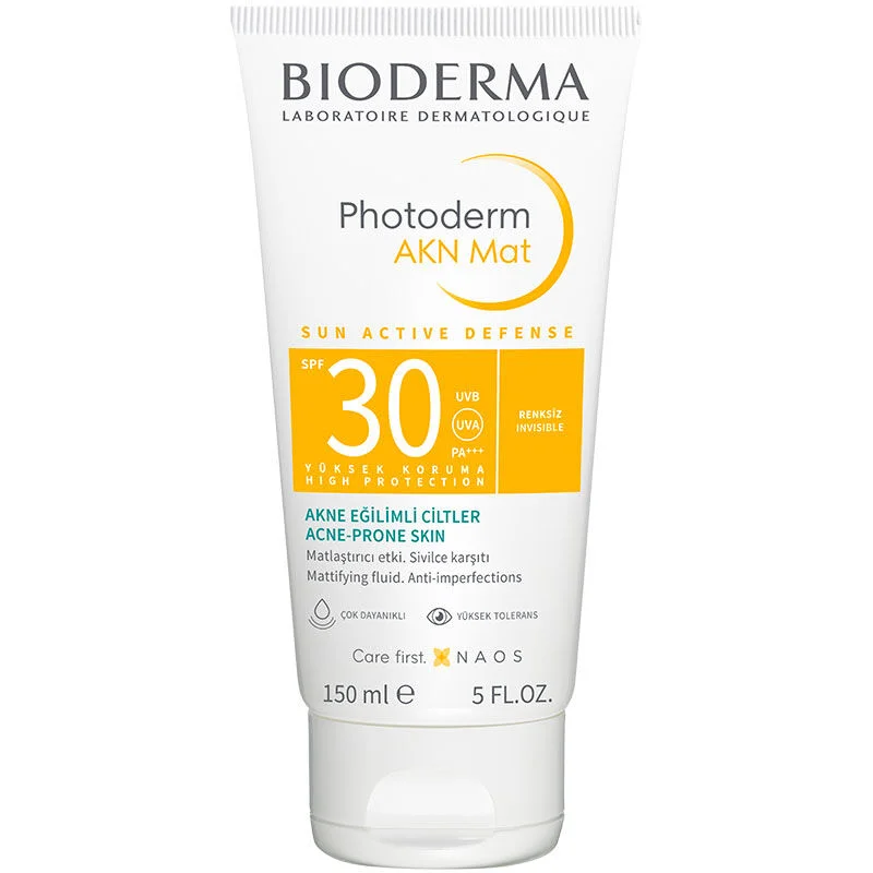 Bioderma Photoderm Akn Matte Spf30+ Sunscreen Cream 150 ml