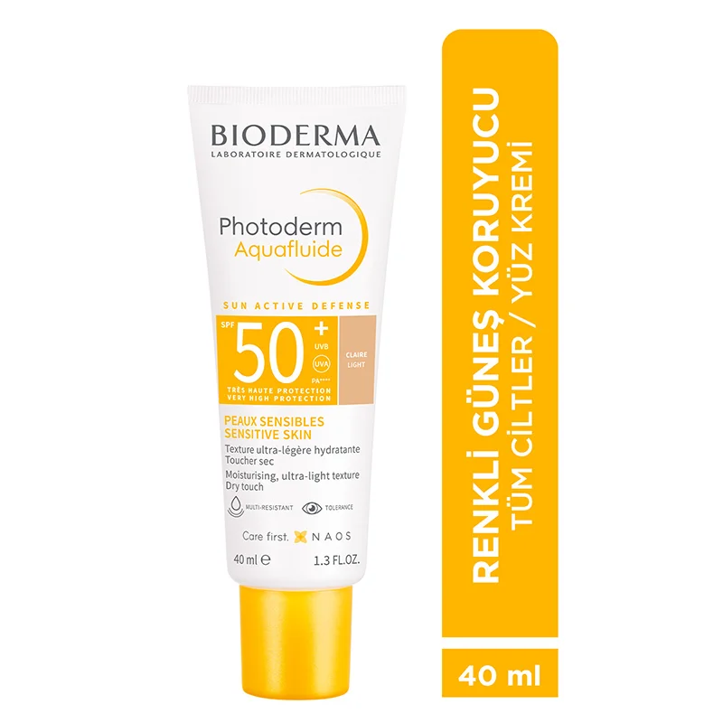 Bioderma Photoderm SPF 50+ Aquafluide Tinted Sunscreen 40 ml - Light