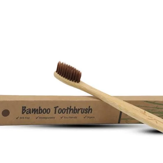 Natural Bamboo Brush - Wooden