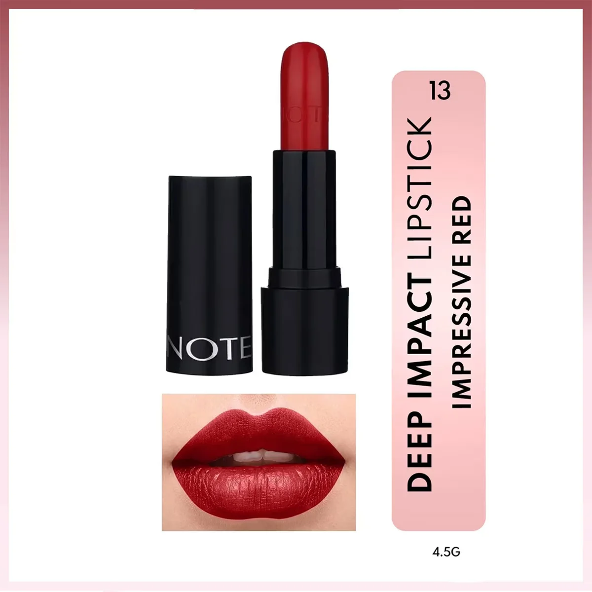 Note Deep Impact Lipstick 13