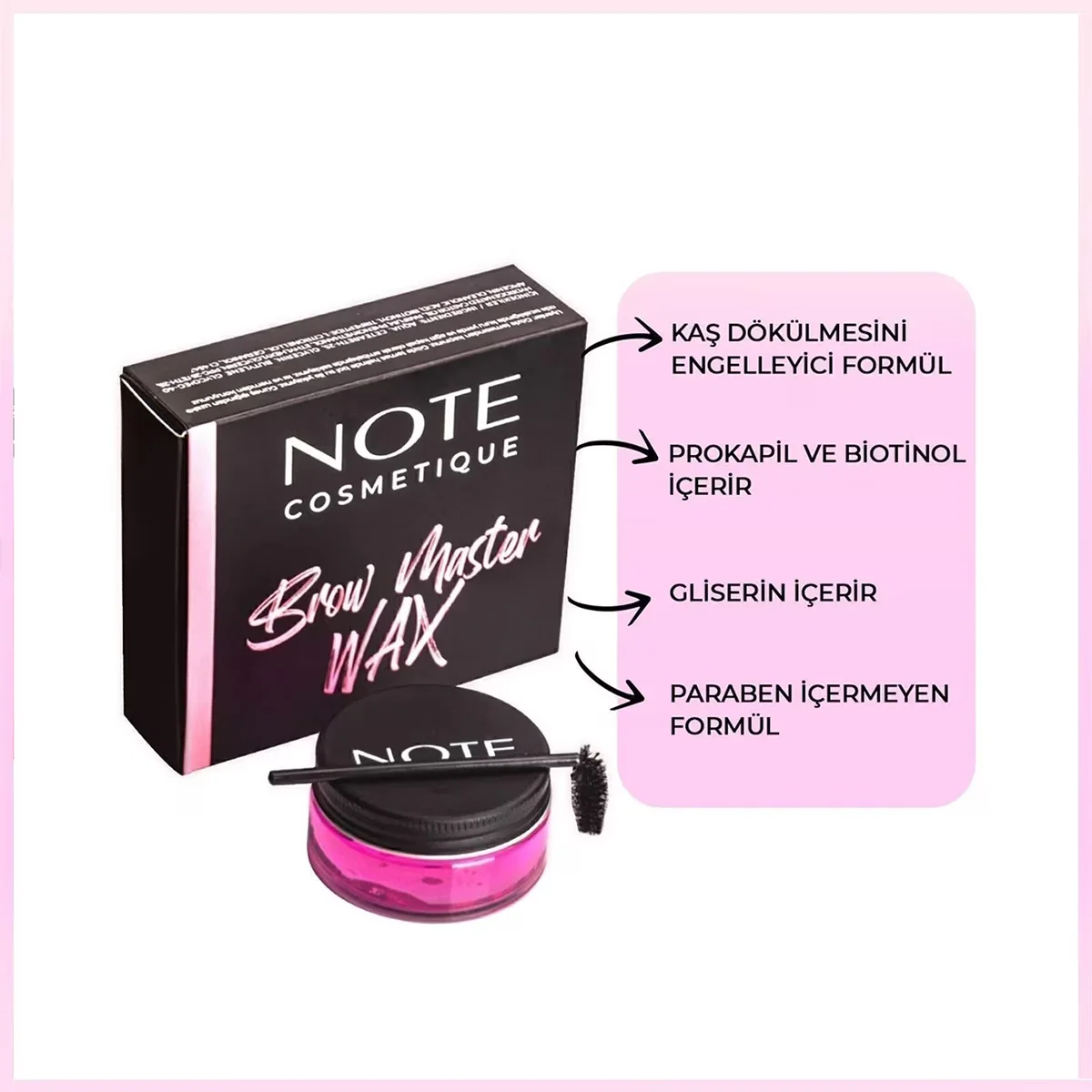 Note Brow Master Eyebrow Fixer &amp; Shaper with Procapil 50ml