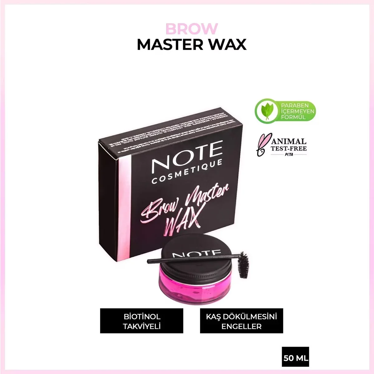 Note Brow Master Eyebrow Fixer &amp; Shaper with Procapil 50ml