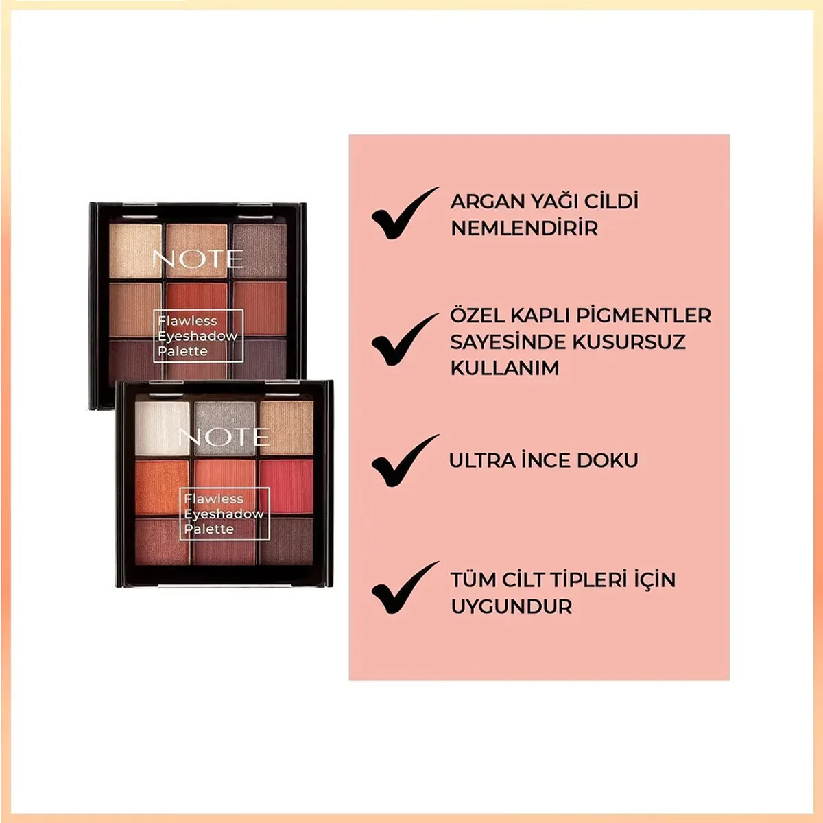 Note Flawless Eyeshadow Palette 02 romantic Date