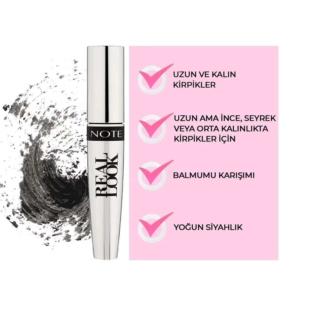 Note Real Look Mascara Black