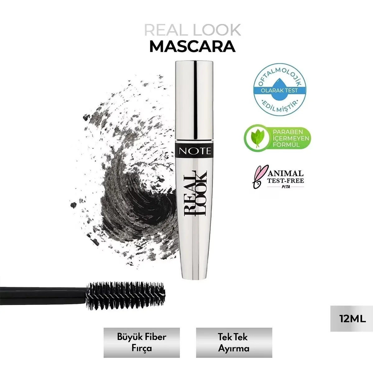 Note Real Look Mascara Black