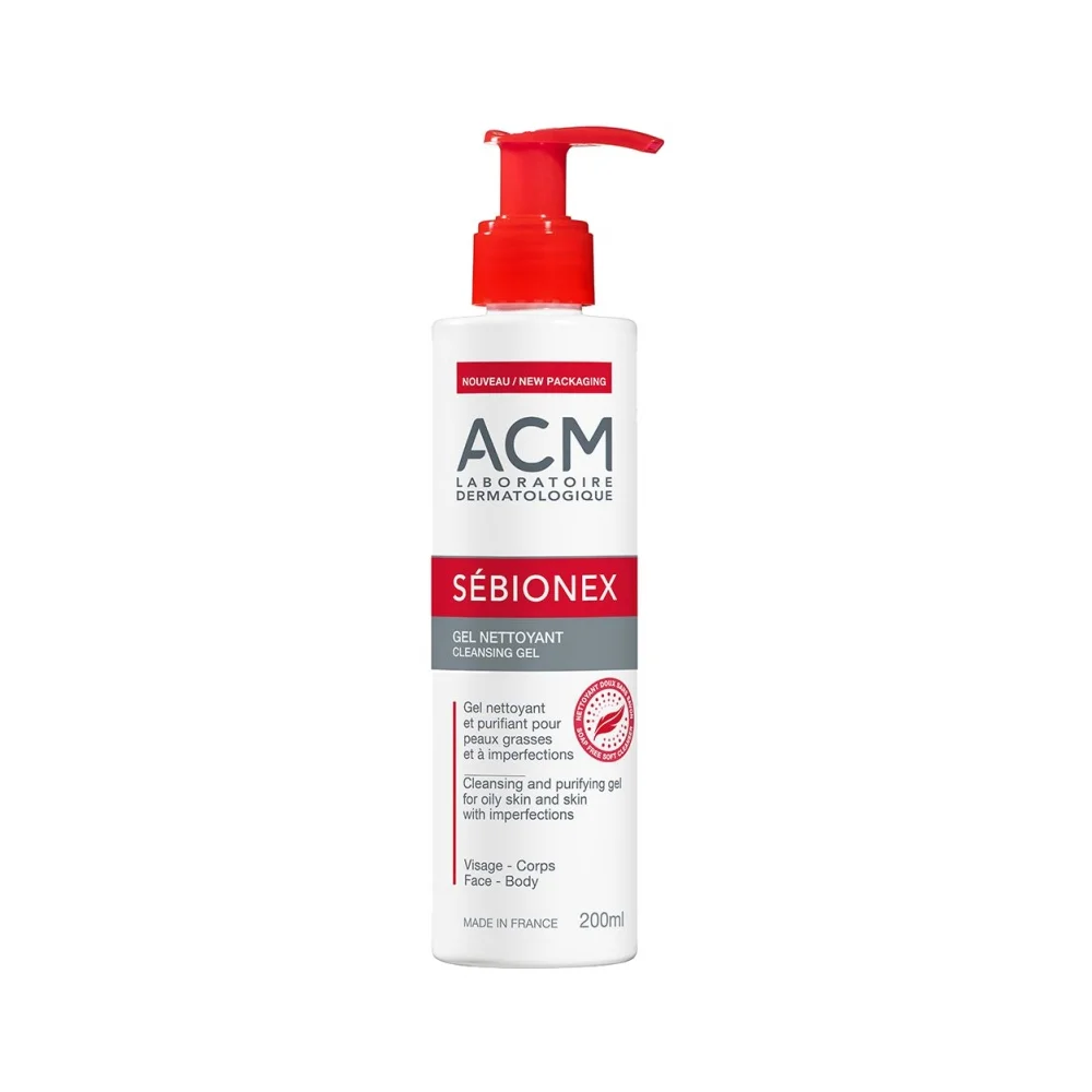Sebionex Cleansing Gel for Oily Skin by A.C.M - 200 ml