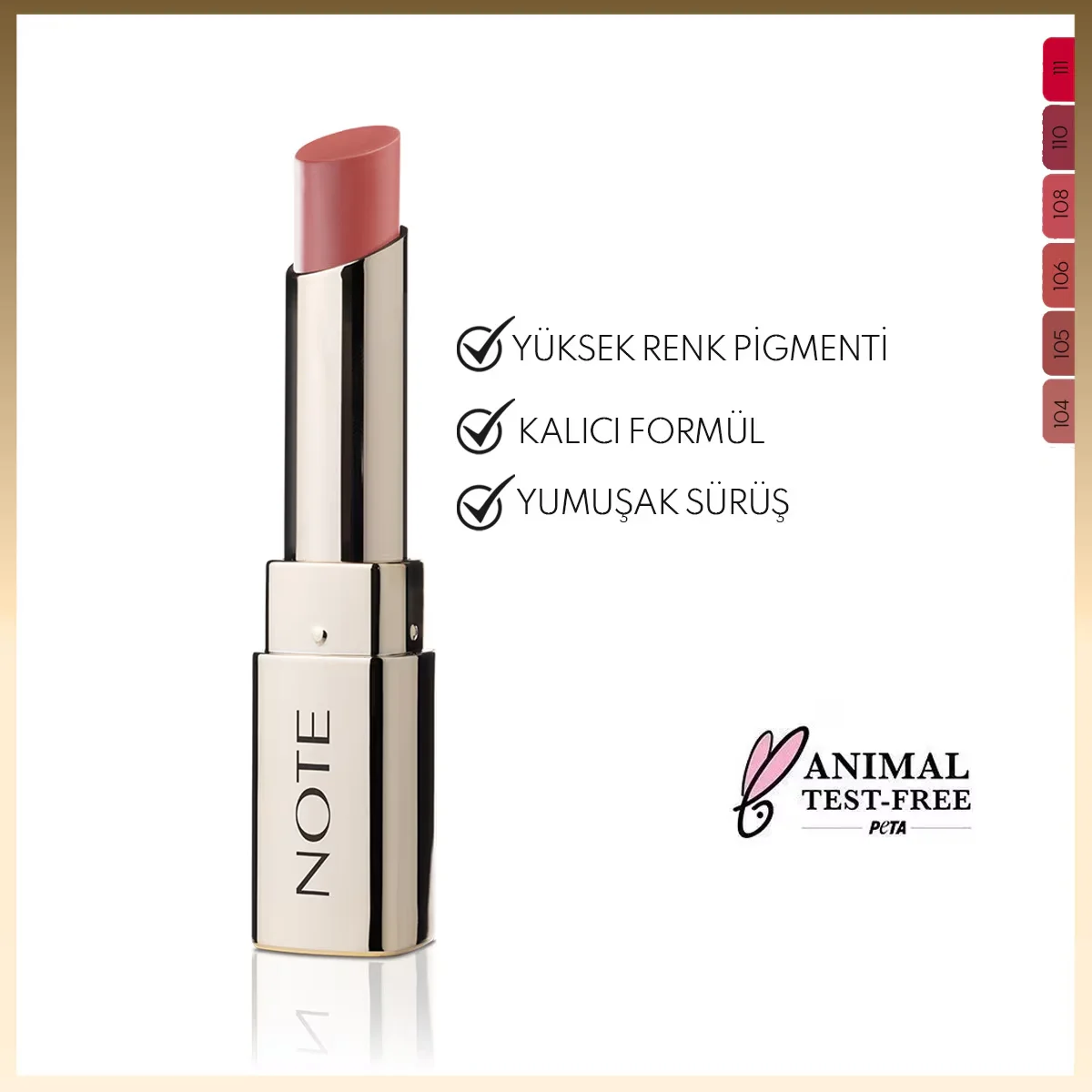Note Iconic Matte Lippenstift 108 Dreamer
