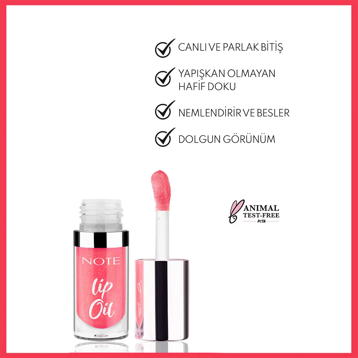 Note Lippenöl 20 - Pink Für Mich | Feuchtigkeitsspendend &amp; Glänzendes Finish