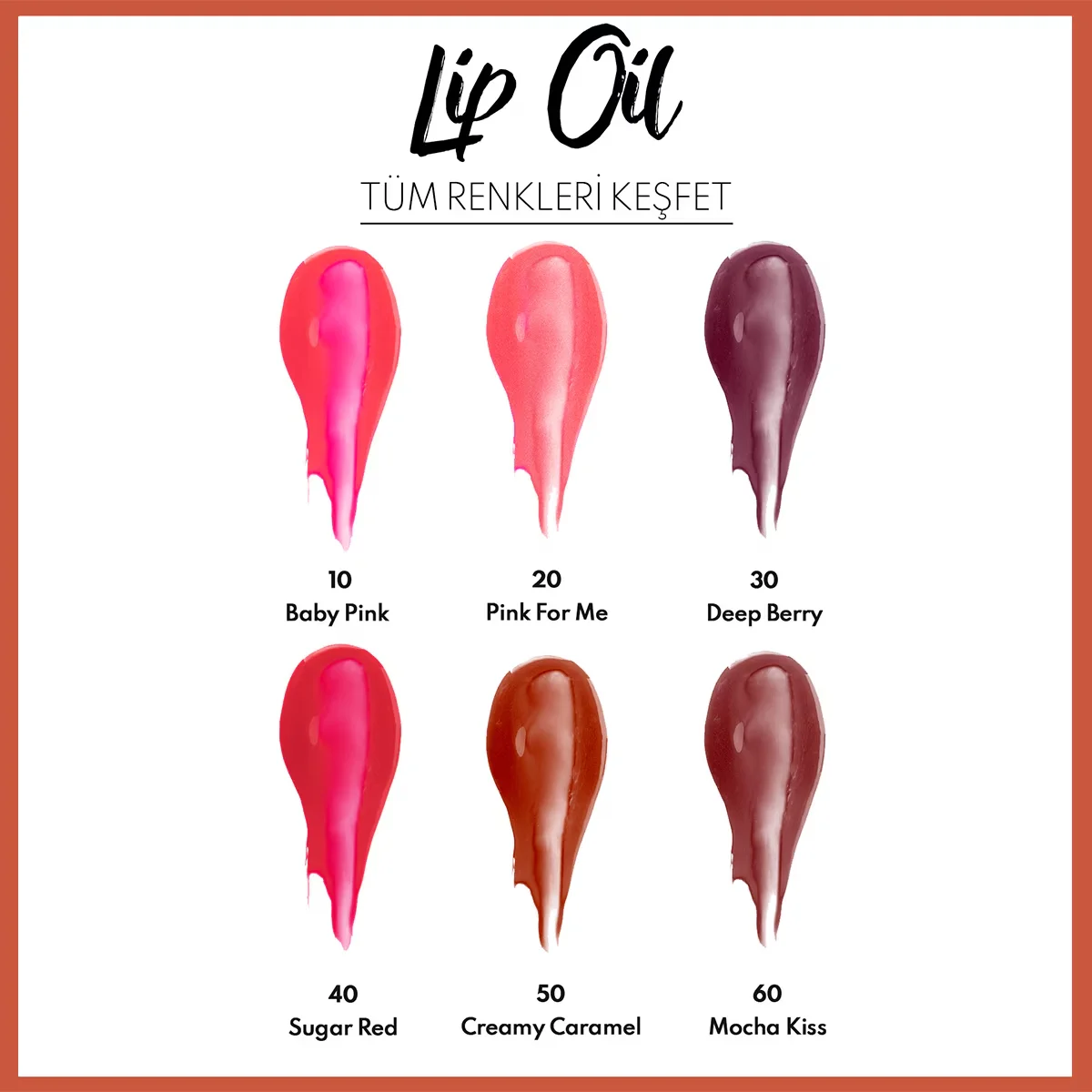 Note Lip Oil Moisturizing And Shining Lip Care Oil 50 creamy Caramel Brown