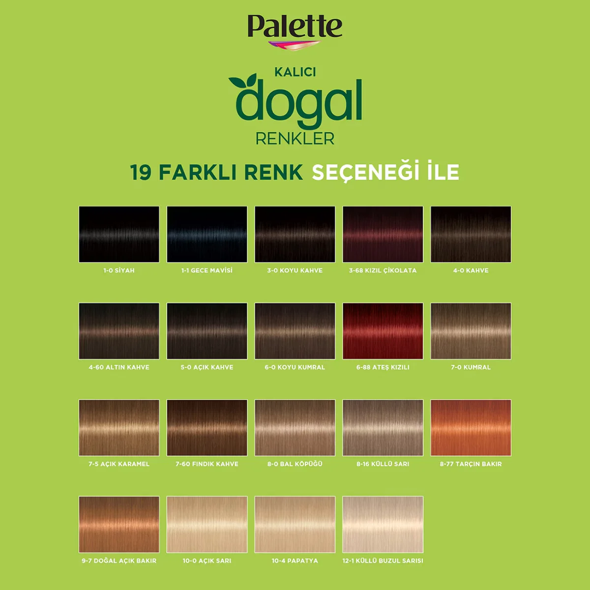 Palette Naturhaarfarbe - Lang anhaltende Farbe &amp; Pflege