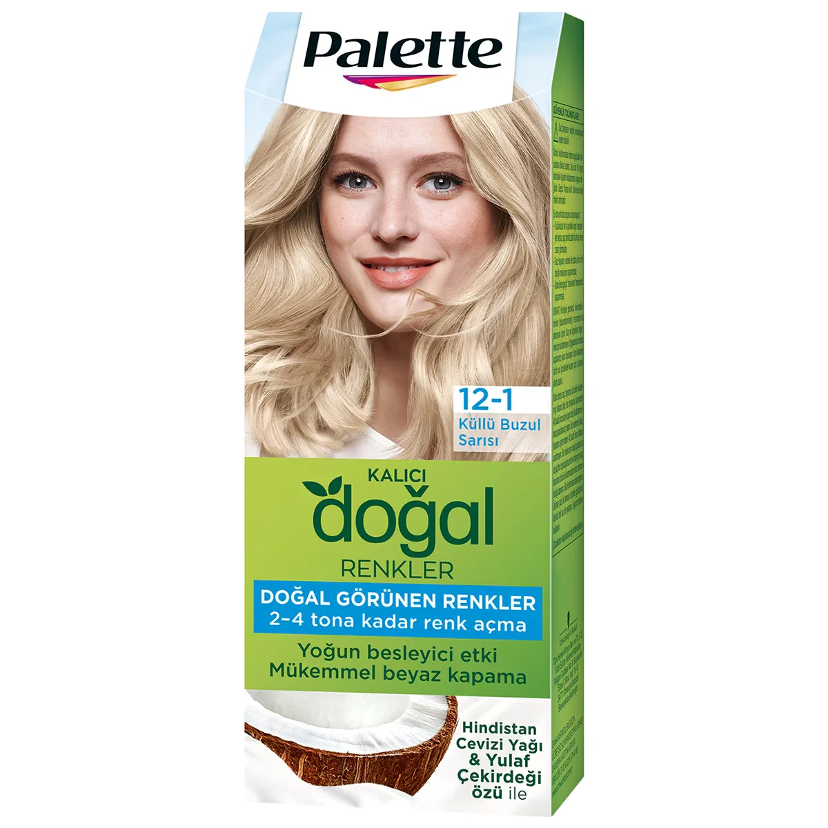 Palette Permanent Natural Colors Hair Dye 12-1 ash Glacier Blonde