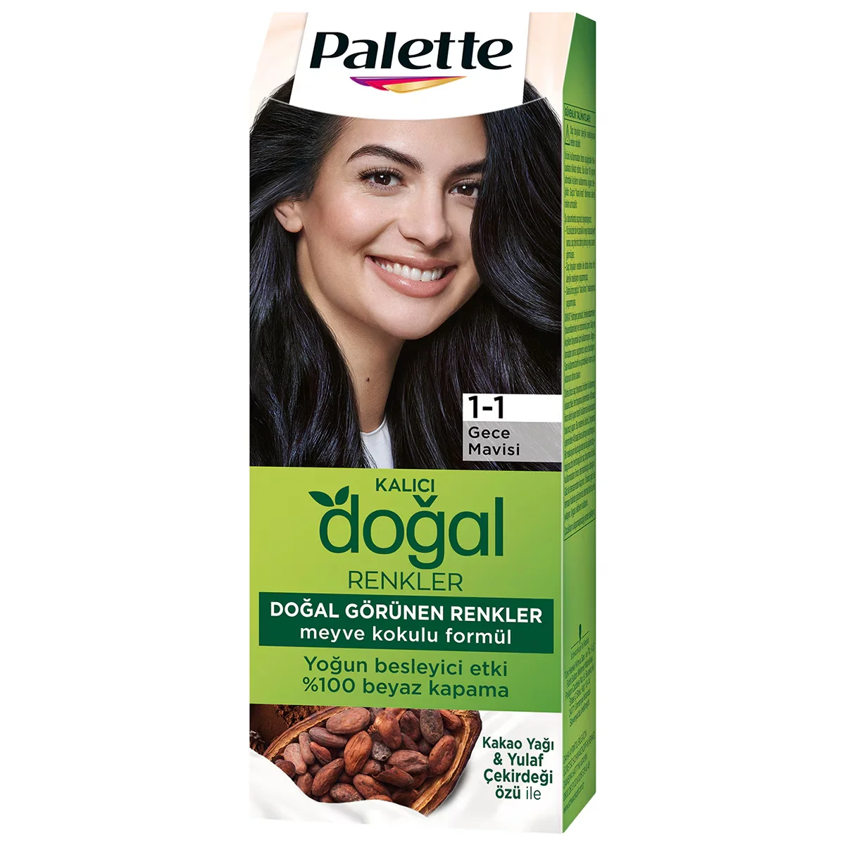 Palette Hair Dye Natural Colors 1-1 Midnight Blue 30 ml