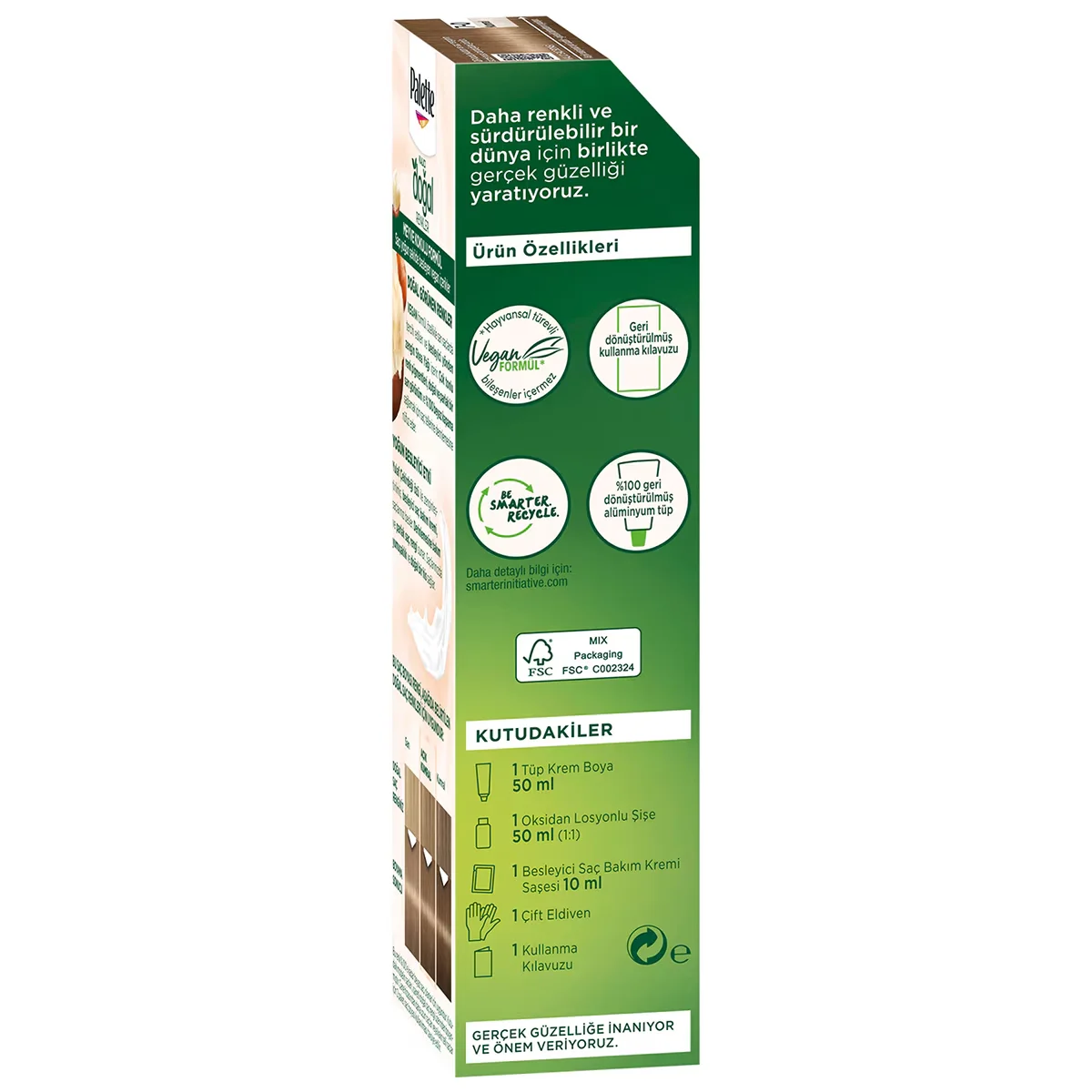Palette Naturfarben 7-0 Blond Permanente Haarfarbe