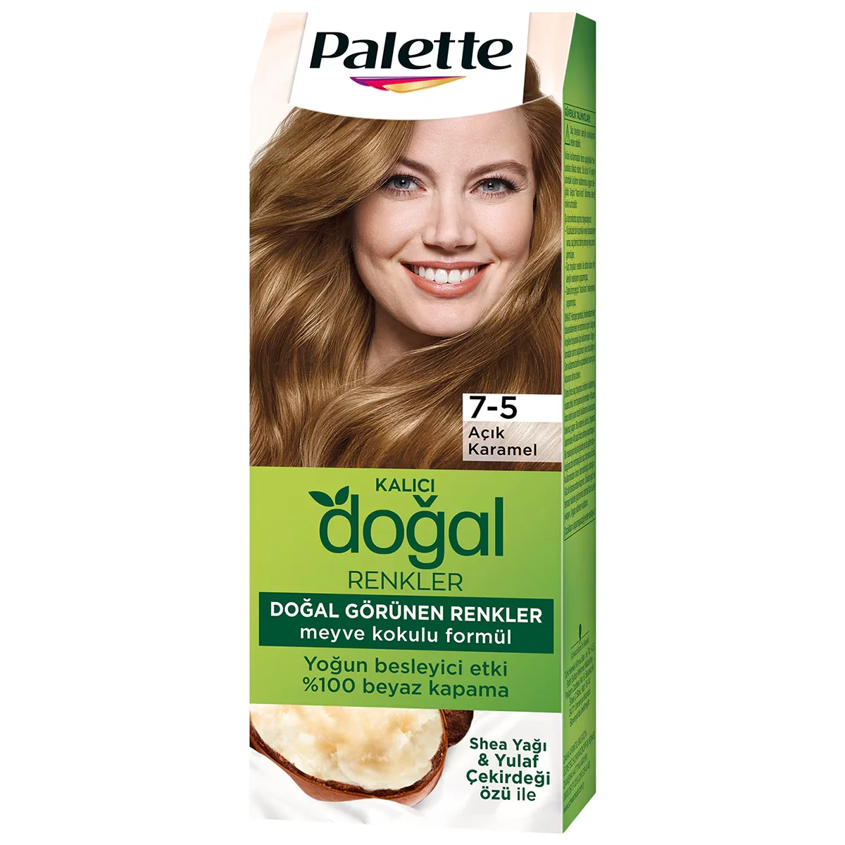 Palette Hair Dye Natural Colors 7-5 Light Caramel 1 pcs