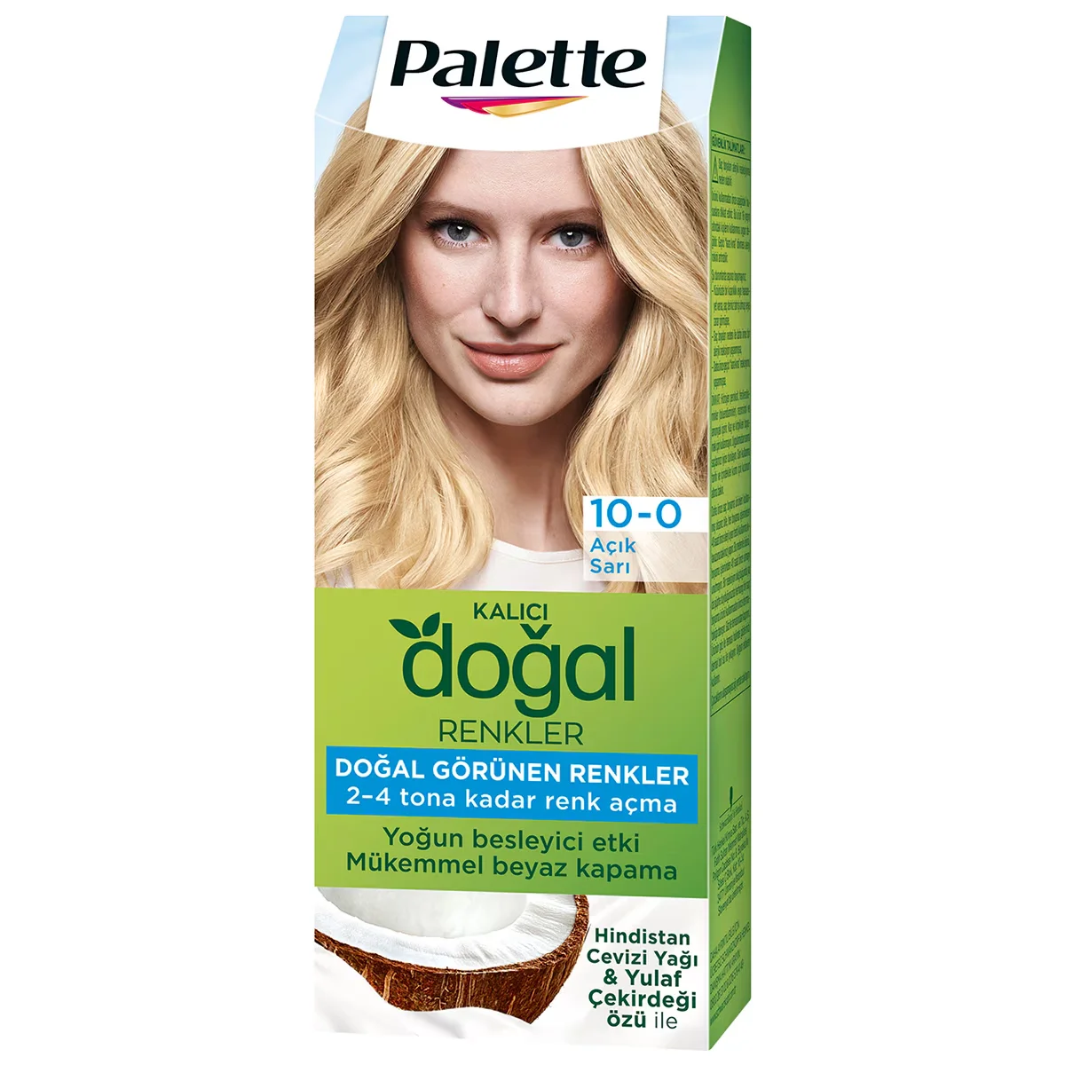 Palette Permanent Natural Colors Hair Dye 10-0 light Blonde