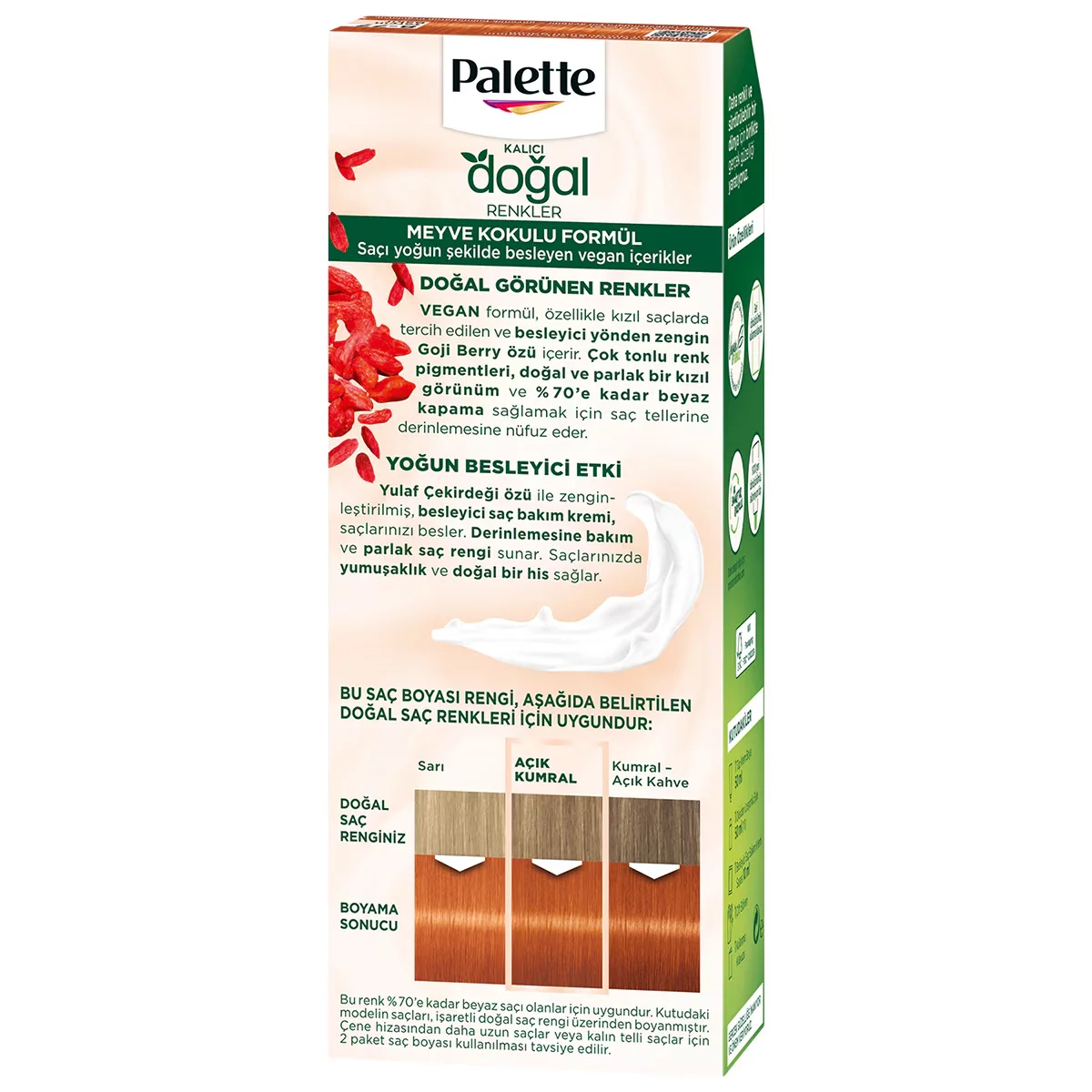 Palette 8-77 Zimt Kupfer Permanente Haarfarbe
