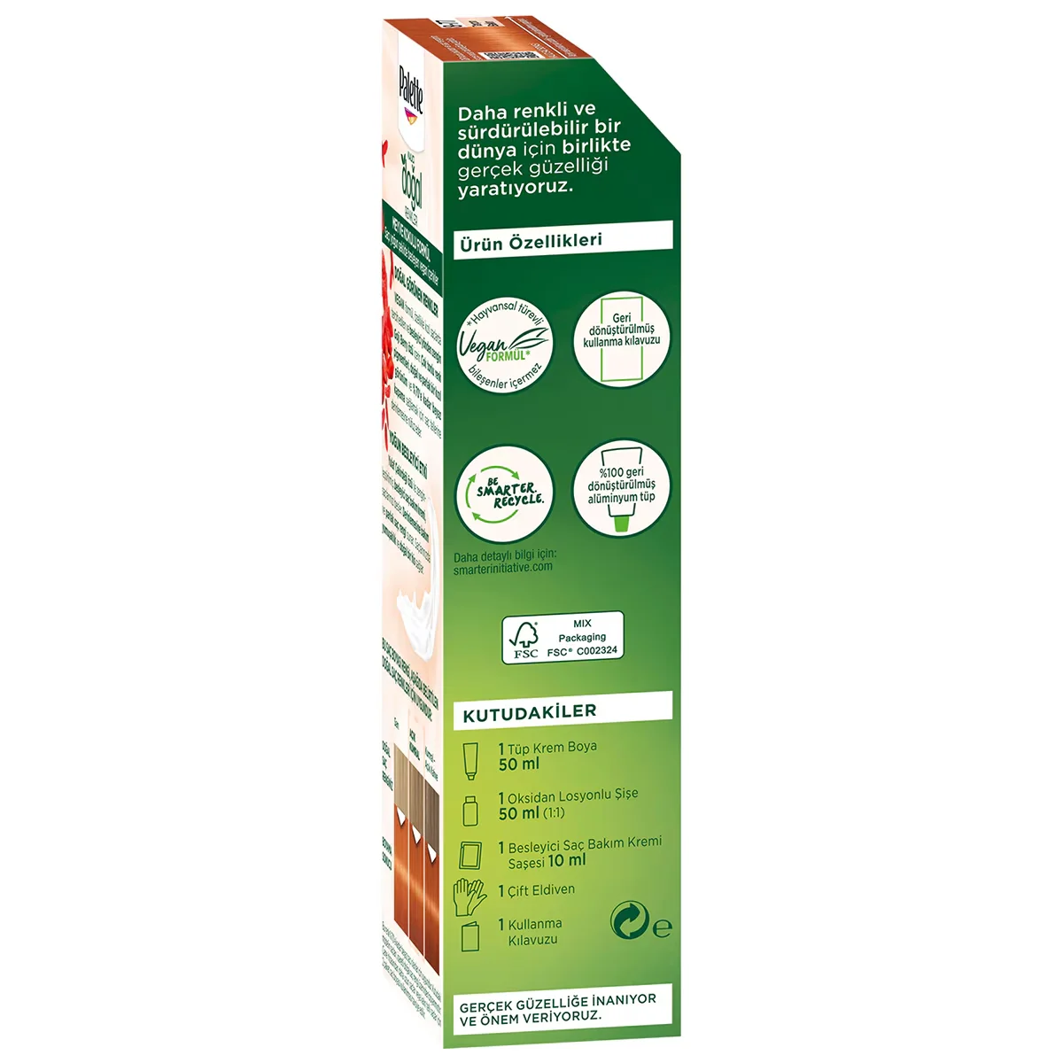 Palette 8-77 Zimt Kupfer Permanente Haarfarbe