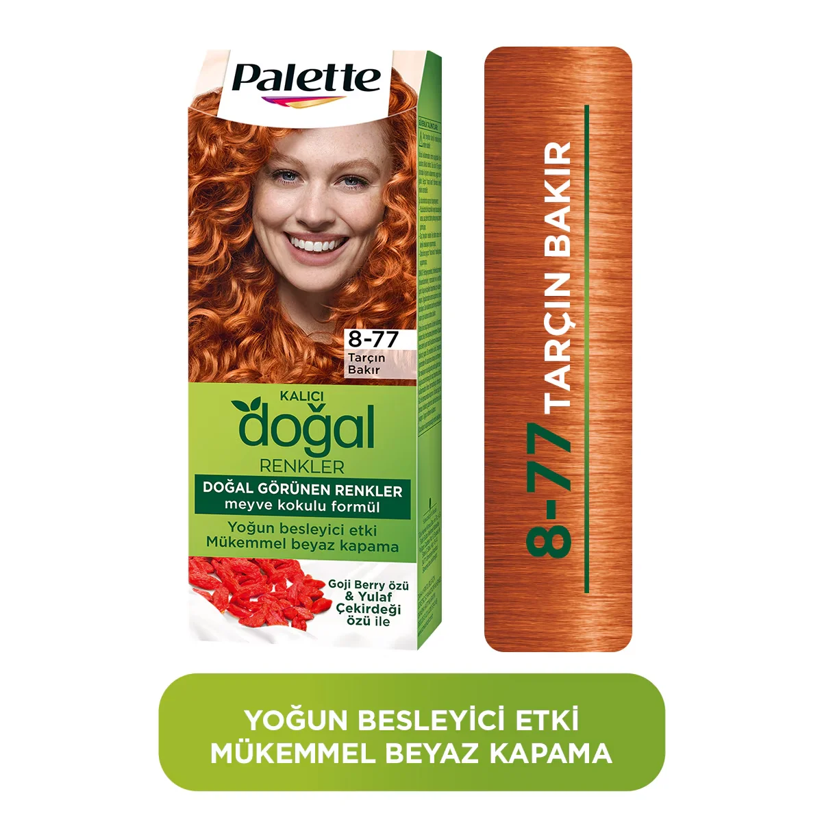 Palette 8-77 Zimt Kupfer Permanente Haarfarbe