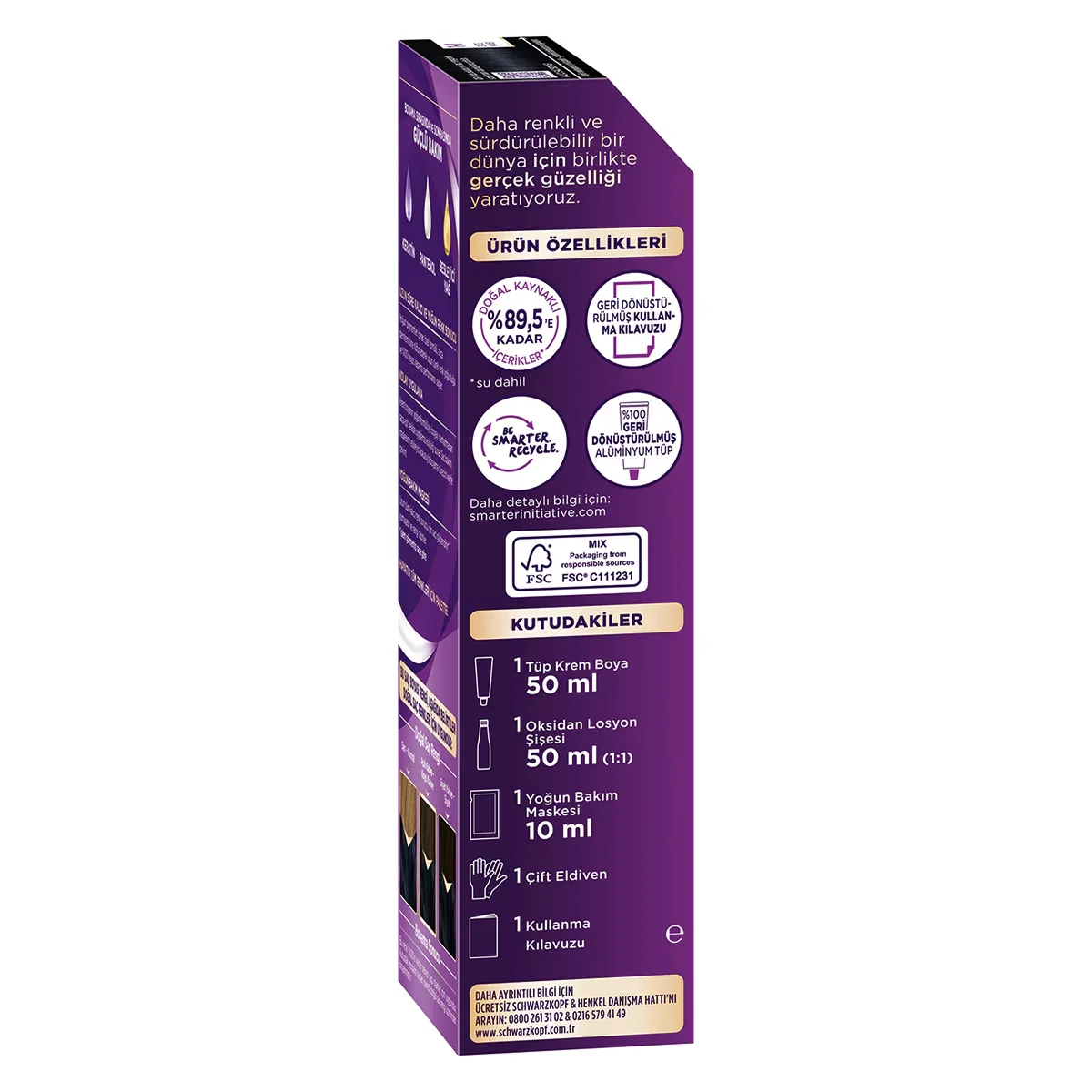 Palette Nachtblau Haarfarbe 110ml