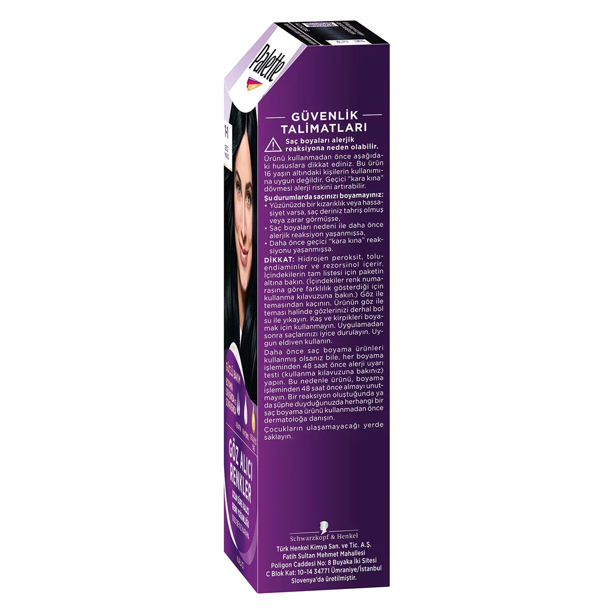 Palette Nachtblau Haarfarbe 110ml