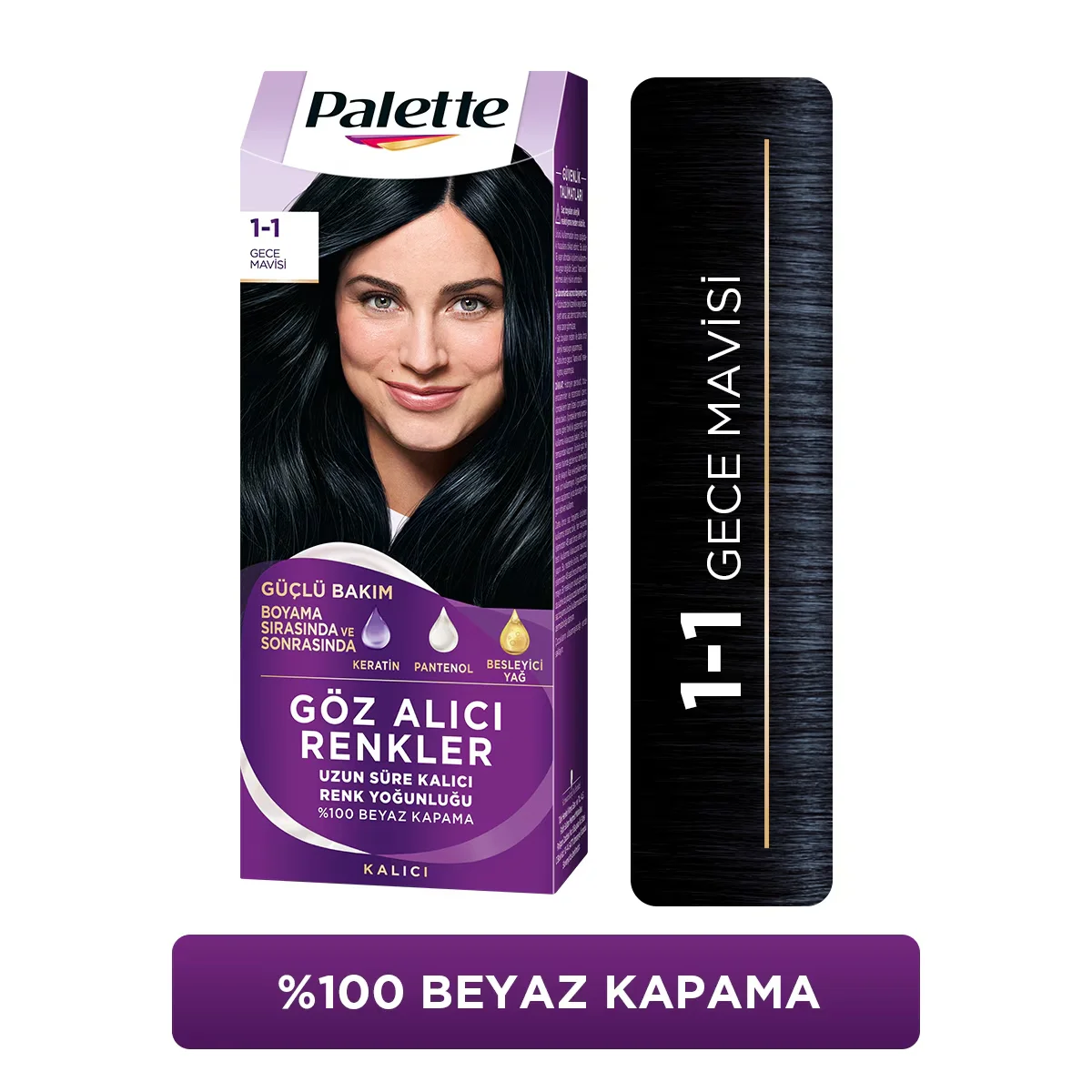 Palette Nachtblau Haarfarbe 110ml