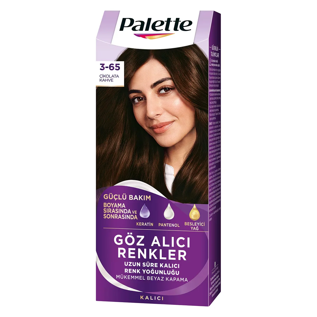 Palette Eye-catching Colors Hair Dye 3-65 chocolate Brown