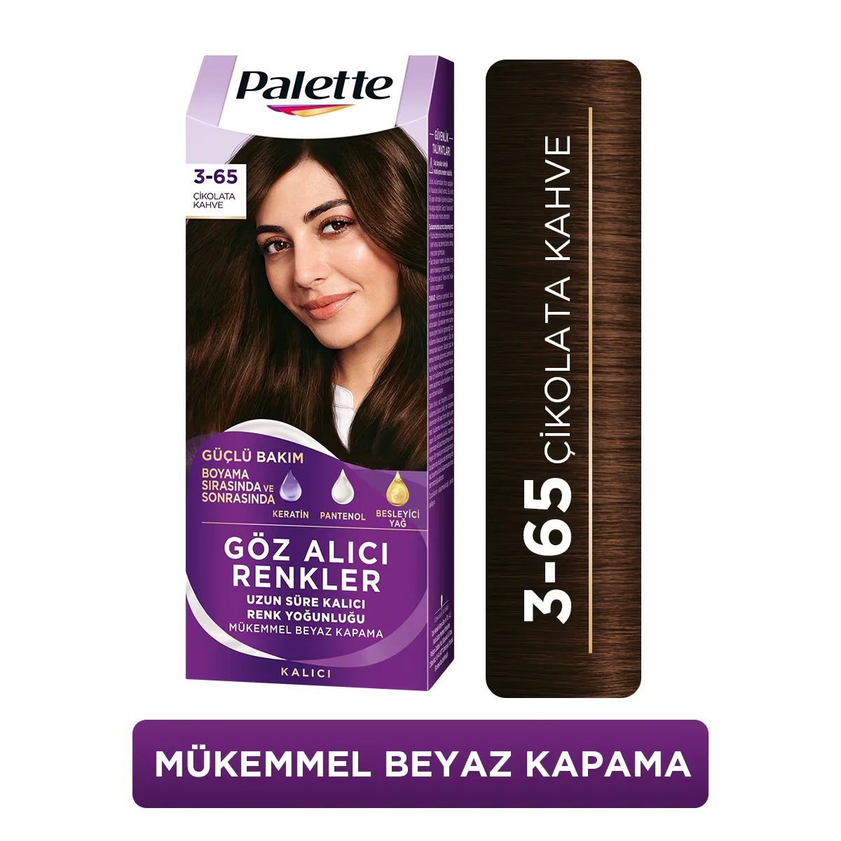 Краска для волос Palette 3-65 шоколадный коричневый