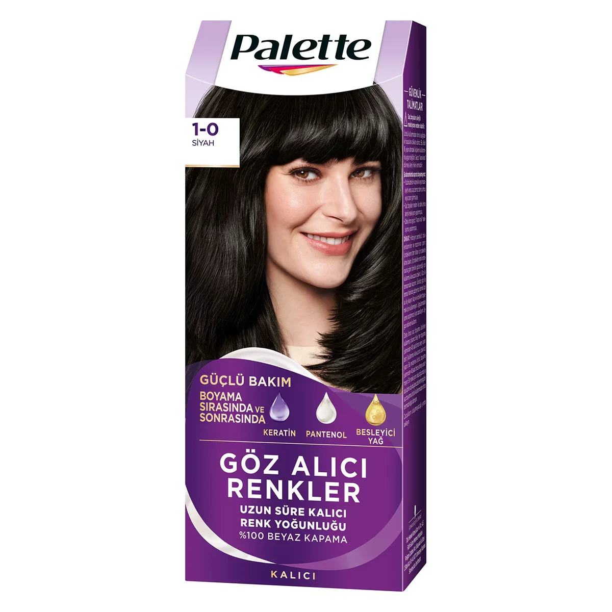 Palette Eye-catching Colors Hair Dye 1-0 black