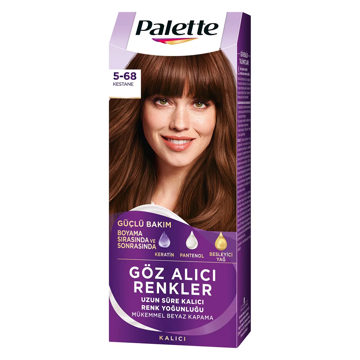 Palette Eye-catching Colors Hair Dye 5-68 chestnut