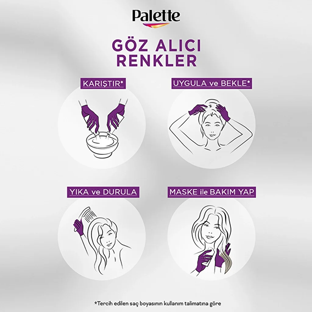 Palette Augenfällige Dunkelblonde Haarfarbe - Glanz &amp; Pflege 8-0