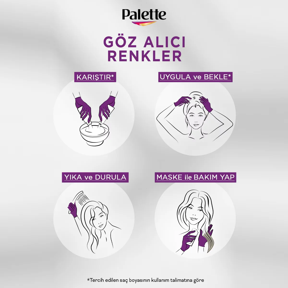 Palette Haarfarbe 3-0 Dunkelbraun | Intensive Farbe &amp; Glanz