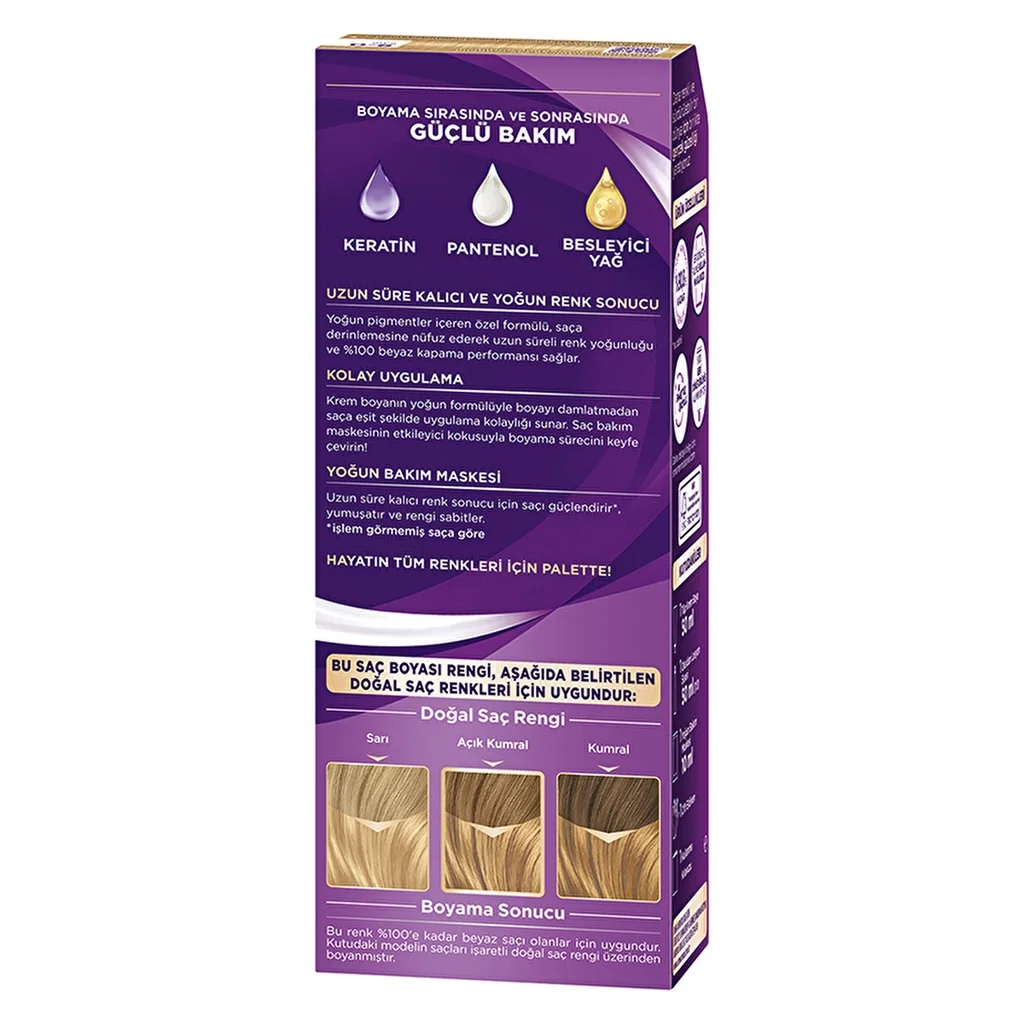 Vibrant Palette Haarfarbe 9-0 Blond mit Keratin &amp; Glanz