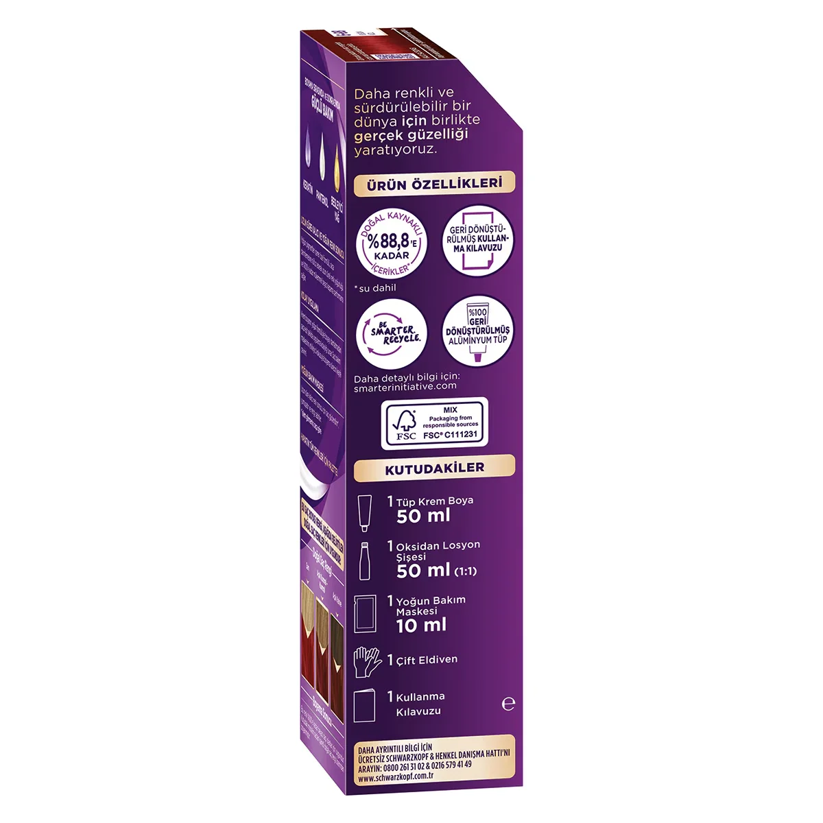 Vibrant Palette Haarfarbe 6-88 Intensivrot