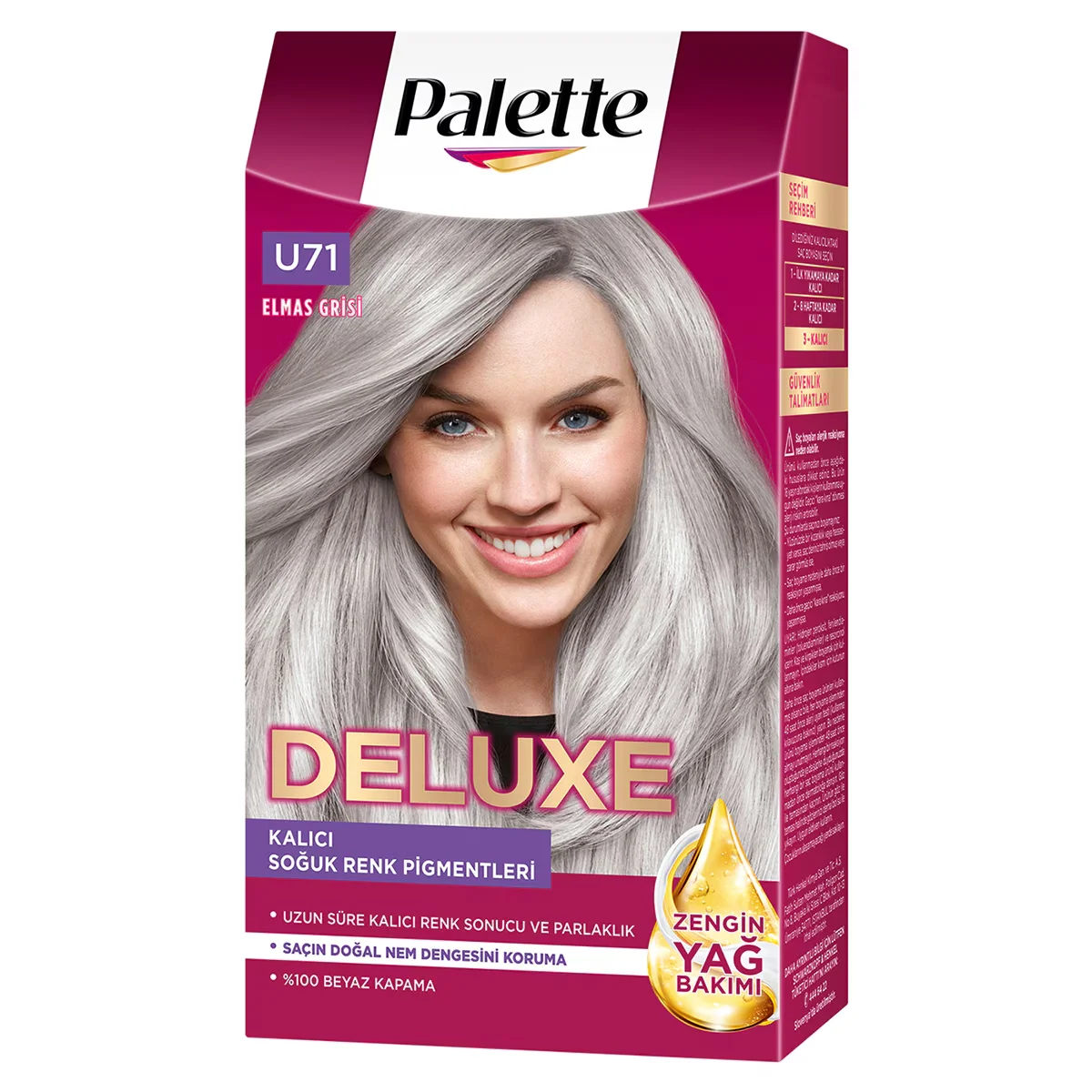 Palette Deluxe Permanente Haarfarbe mit Marulaöl - 50 ml