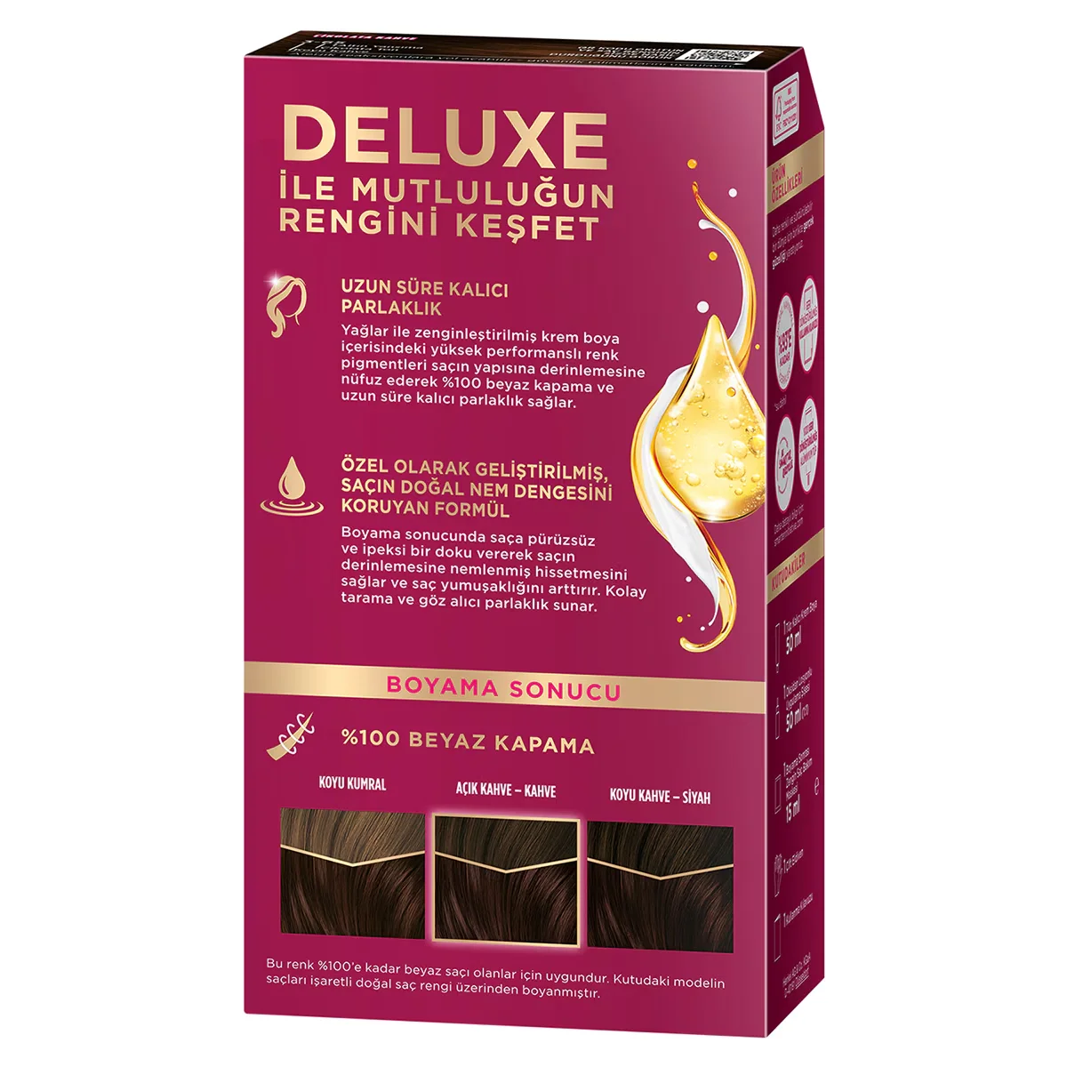 Palette Deluxe Hair Dye Chocolate Brown No: 3-65 50 ml
