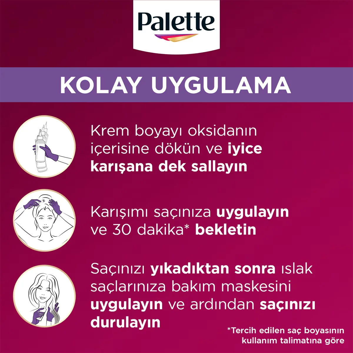 Palette Deluxe Creme-Haarfarbe mit Ölen - 100% Grauabdeckung