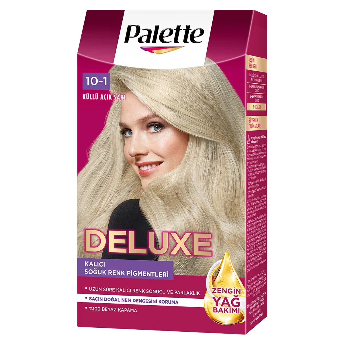 Palette Deluxe Hair Dye Ash Light Blonde No: 10-1 50 ml