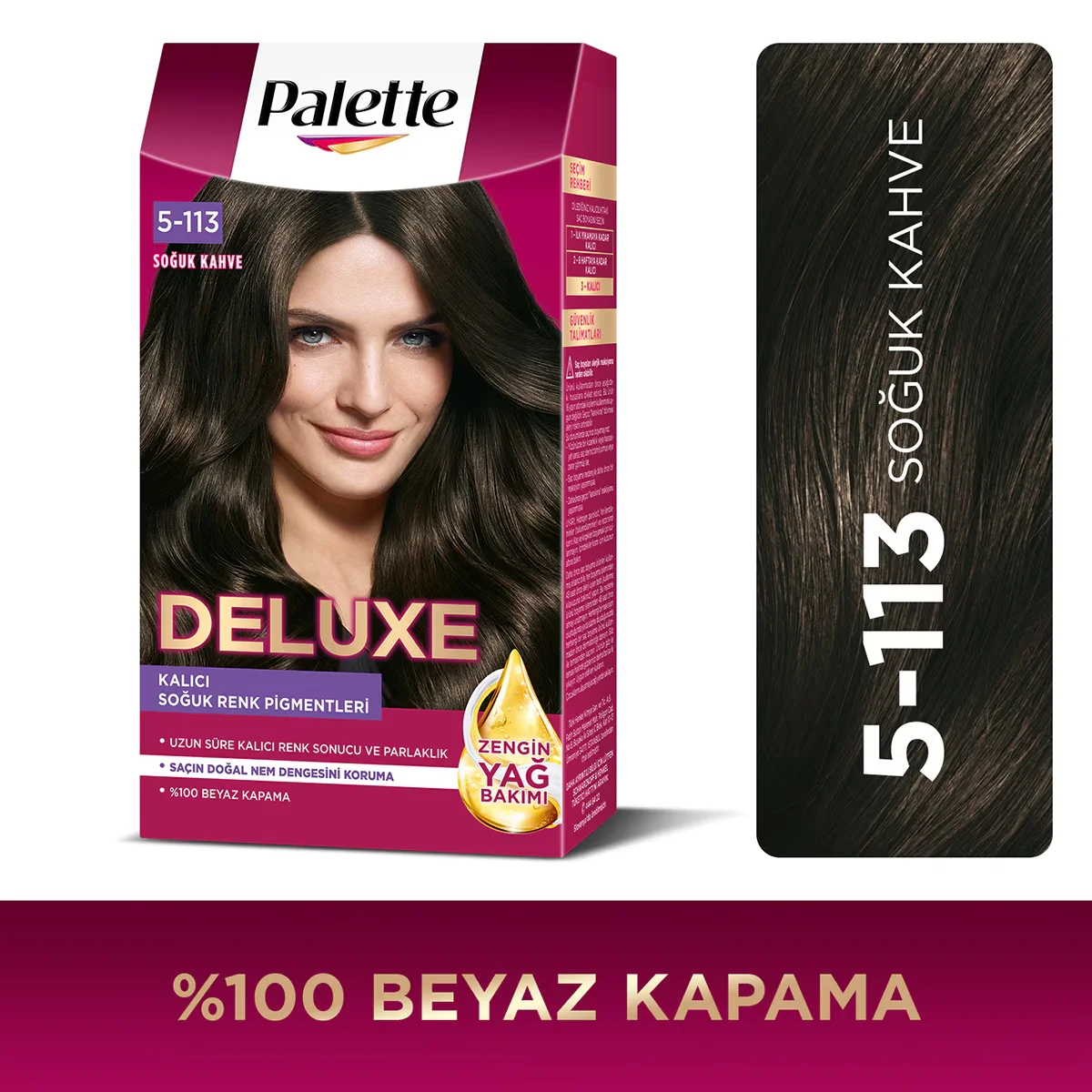 Palette Deluxe Haartönung mit Mikroölen - Langanhaltende Farbe