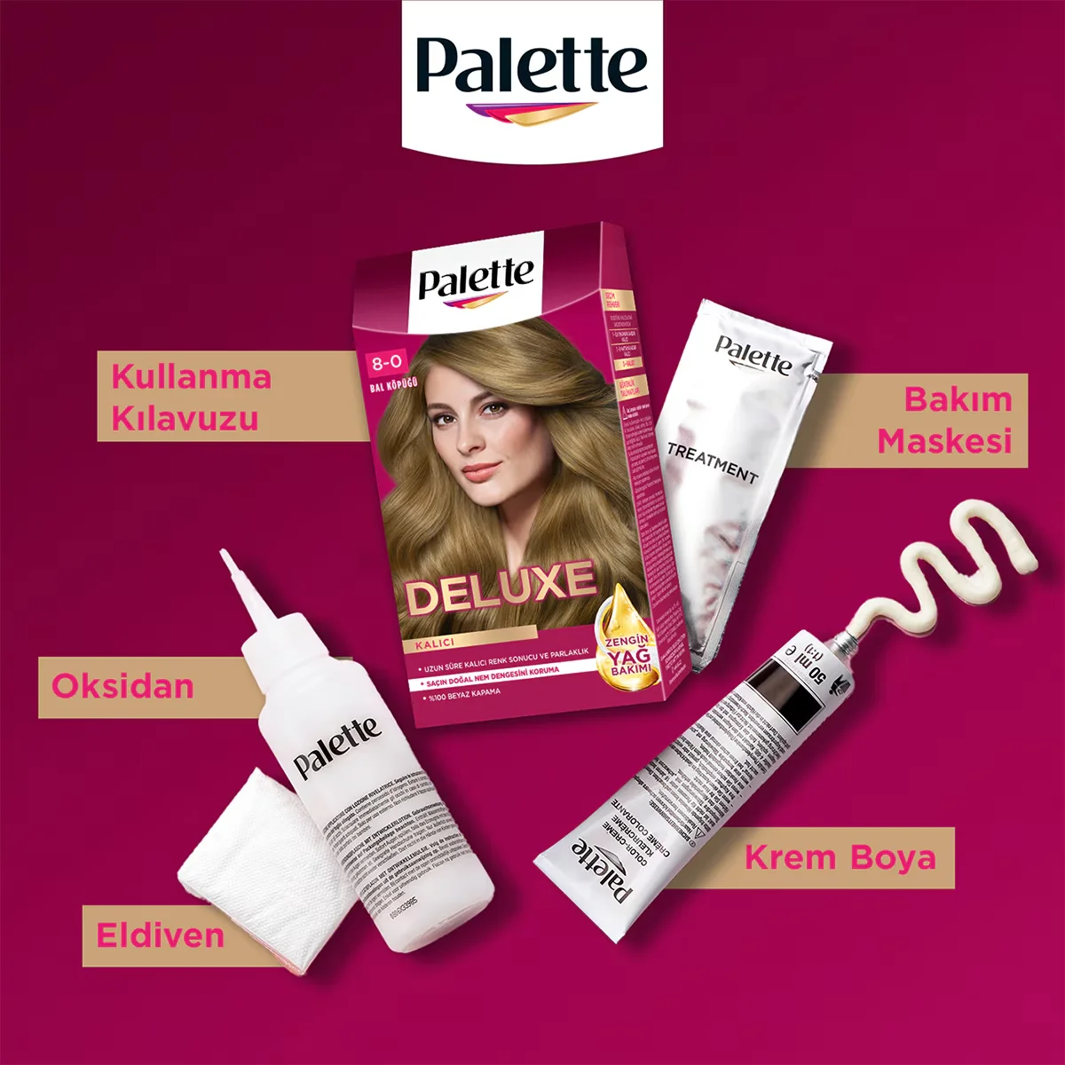 Palette Deluxe Haartönung - Lang anhaltende Farbe &amp; Glanz